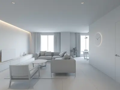 APT81 Interior Scene 3D model