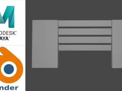 Banking - Banca 3D model 3D model 3D model 3D model