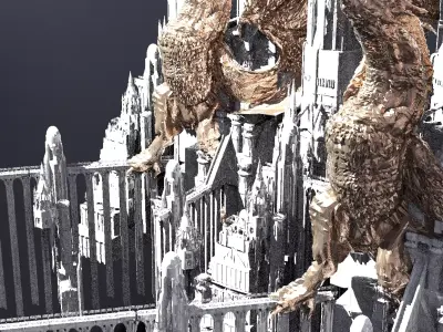 Dragon wizard temples 7 3D model