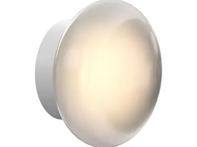 Modern Outdoor Orb Wall Light 3D model