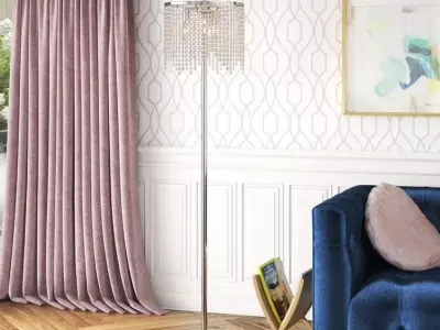 Rahul Floor Lamp 3D model