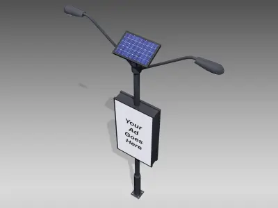 Dual Street Level Lighting 3D model