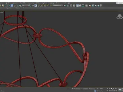FORLI chandelier Low-poly 3D model