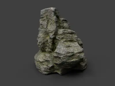 Rock 3-3 Low-poly 3D model