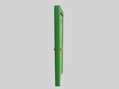 Cartoon Door 4b 3D model