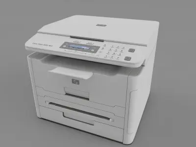 laser printer HP Free 3D model
