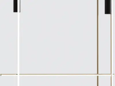 FLOS Coordinates C2 LED ceiling lamp Collection 3D model