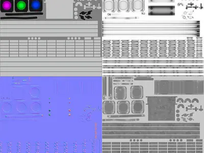 Light Truss - PBR Game Ready Props Low-poly 3D model