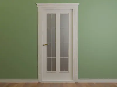 Glossy Door  Free 3D model