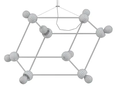 Molecule Gold 3D model