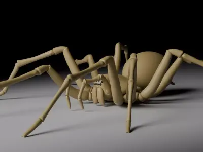Artist Mannequin Spider Rigged 3D model