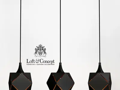 VOLUME SQUARE PENDANT 3 3D model