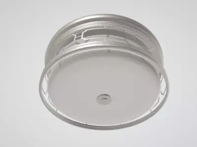LED ceiling lamp Low-poly 3D model
