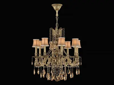 MD 6655-8 Osgona Chandelier 3D model