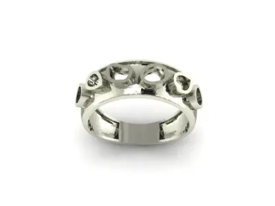 nice ring onley stl file for free Free 3D print model