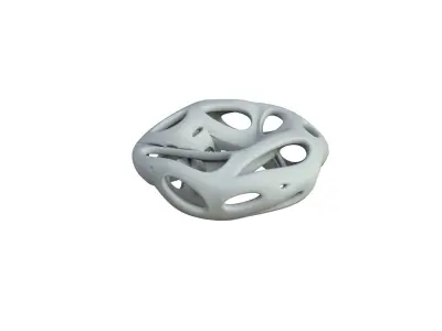 SciFi Cube Object No 17642 Low Poly Shape Texture