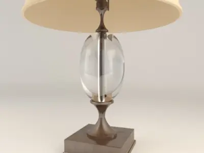 Empire Egg Table Lamp bronze 3D model