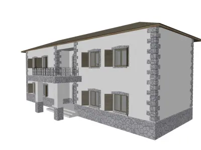 Casa del Sindaco - Old Italian House 3D model