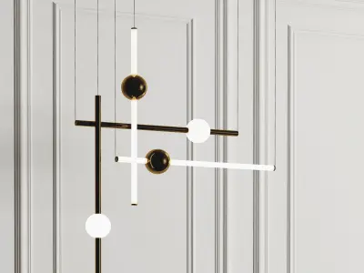 Larry Hanging Lamp by ROMATTI 3D model