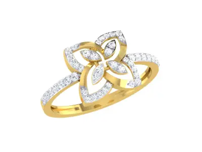Women Ring  Render 3dm STL OBJ FBX Details 3D print model 278