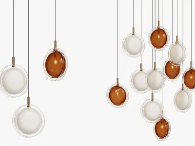 Bomma Lens Pendant 3D model