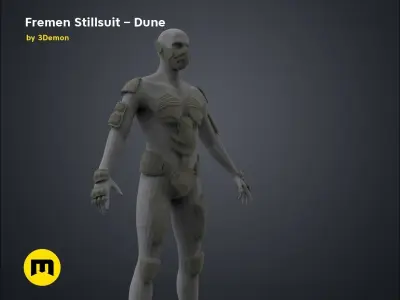 Fremen Stillsuit from Dune 2020 3D print model