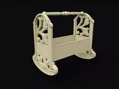  Lullaby bed 3D model