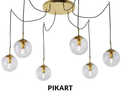 Chandelier FJ6 SKU 6523 Free 3D model