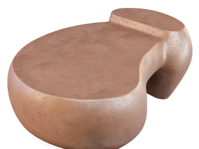 Mogg Dune - Coffee and Side Table 3D model