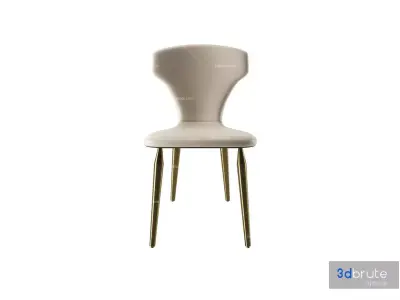 wooden chair 3D model get