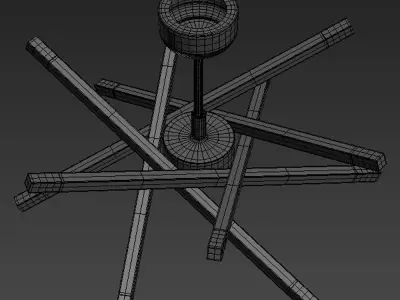 Modern Light Lamp Lustre Avize 3D model