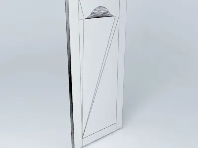 Turquiose door cabinet Free 3D model