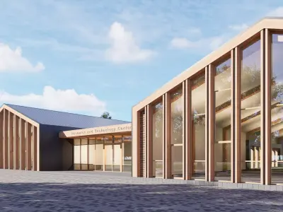 Research and Technology Center Low-poly 3D model