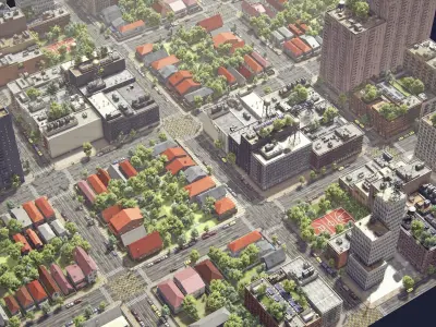 Realistic Unity City 2 Low-poly 3D model