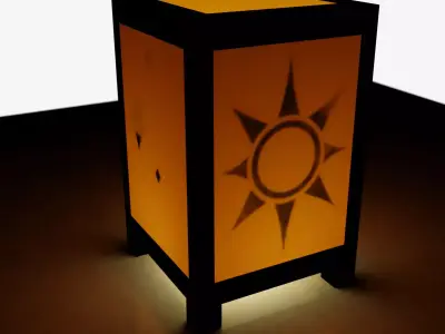 Paper Lamp - Lighting Collection 3D model