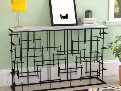 Almand Console Table 3D model