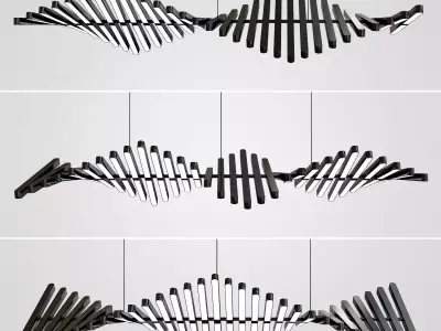 FLIGHT musical instrument hanging from ceiling 3D model