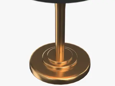 Table Lamp On Bar Banquette PBR 3D model