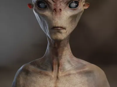 Creature  Low-poly 3D model