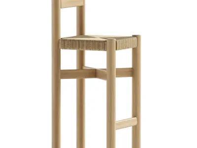 Nonna Bar Stool 3D model