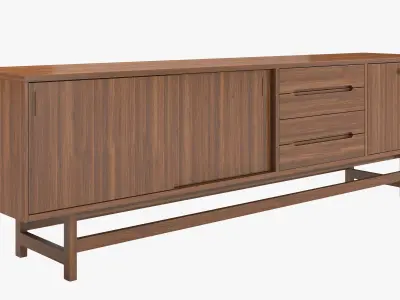 Williams Media Console by Joybird 3D model