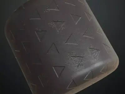 Triangle Studs PBR Seamless Texture