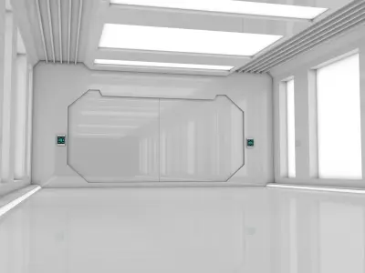 Sci Fi Corridor 3D model