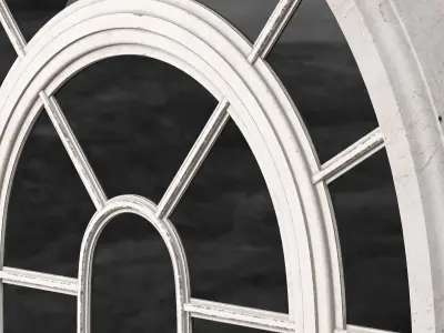 Architectural Classic Window 3D Model 3 3D model