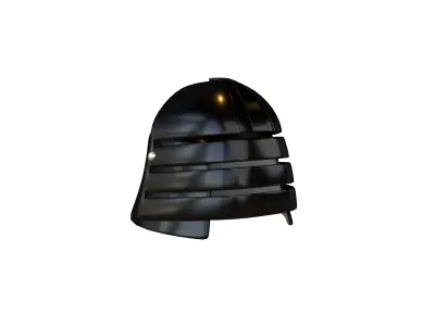 War Helmet V2 005 Low-poly 3D model