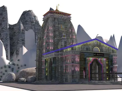 kedarnath  3D model