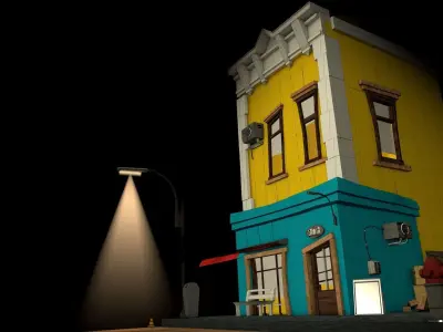 House simpsons Free 3D model