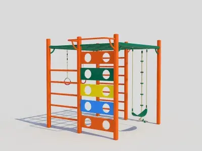 Childrens  sports complex - Traffic Light 3D model