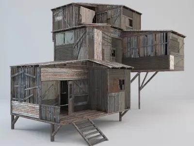 Apocalypse House 3D model