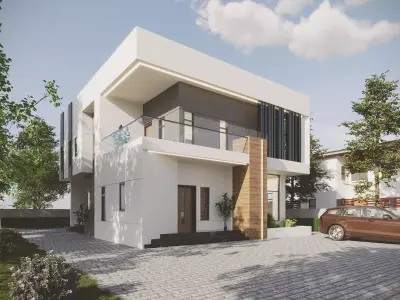 Modern Two-Storey Contemporary Residence  Free 3D model